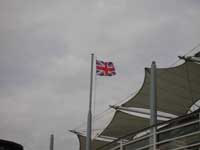Флаг Великобритании на канале 