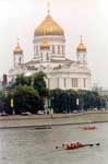 Храм,  9 Московский Международный гребной марафон, сентябрь 2002 года.